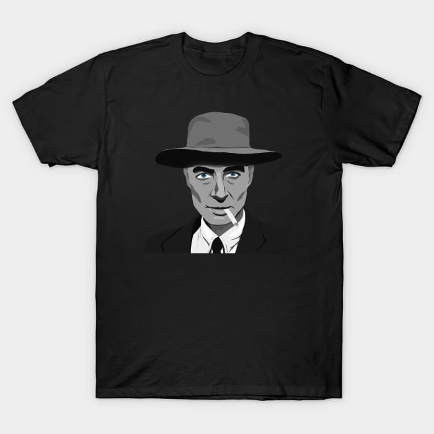 Oppenheimer Portrait T-Shirt by Windy_Rina.gr